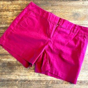 LOFT 4 inch Magenta Khaki Shorts - NWT